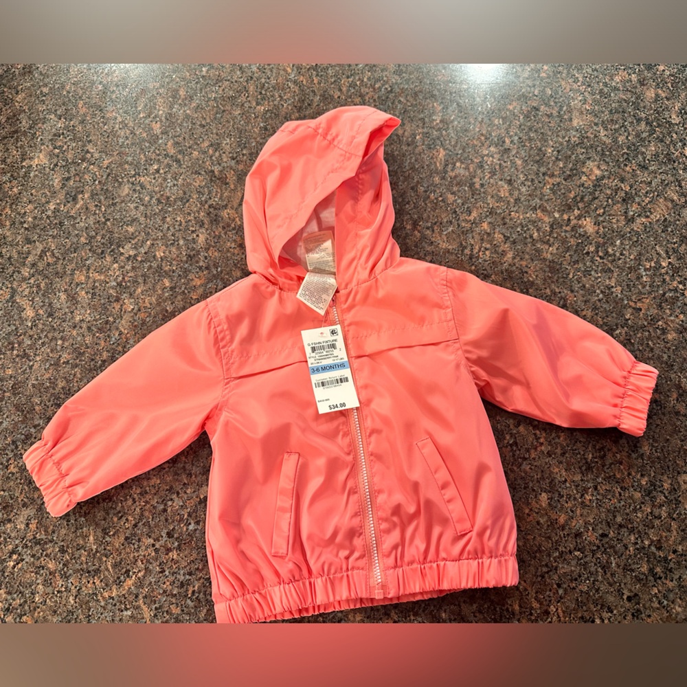 3 to 6 month baby girl raincoat